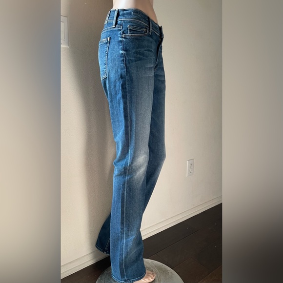 New Women’s 7 For All Mankind Jeans Skinny Bootcut blue Size 28 - Picture 2 of 16